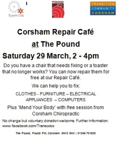 poster repair cafe march